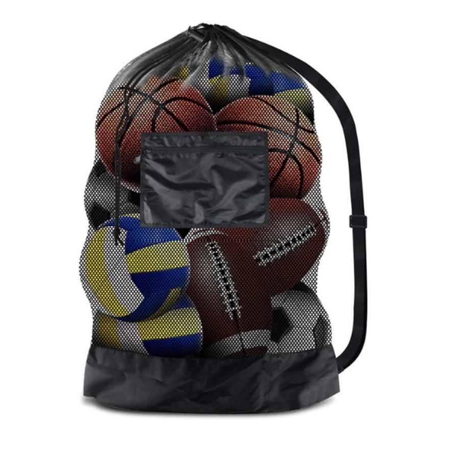 Sports Equipment Volleyball - Duża siateczkowa torba sportowa z paskami
