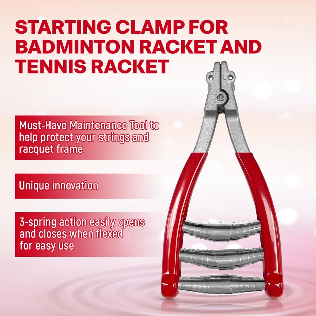 Sports Equipment That Starts With A - Wytrzymały stalowy zacisk do naciągania rakiet
