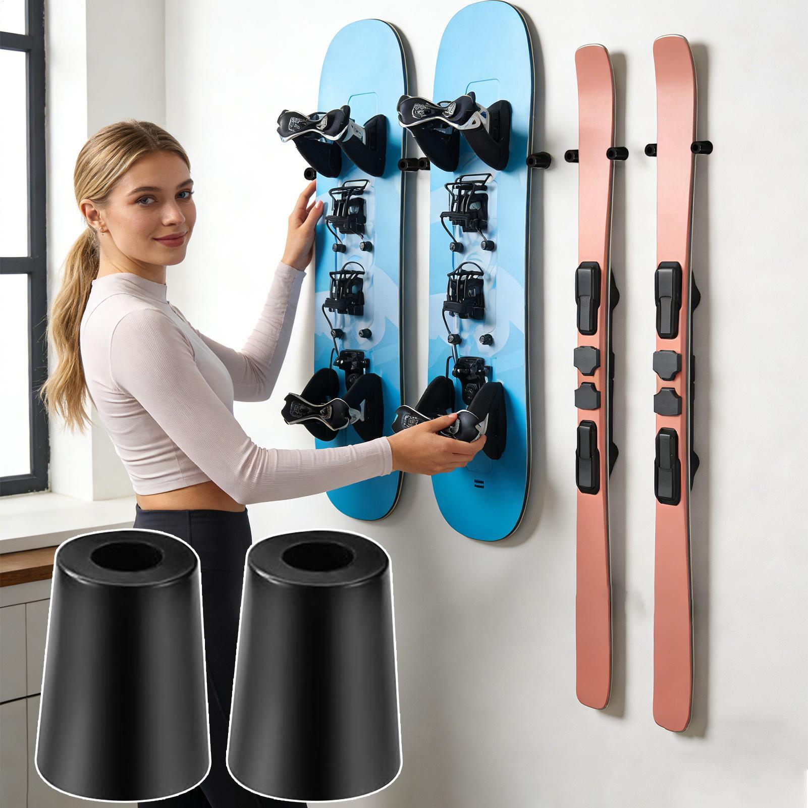 Sports Equipment Store - Uchwyt ścienny na narty, pionowy wieszak
