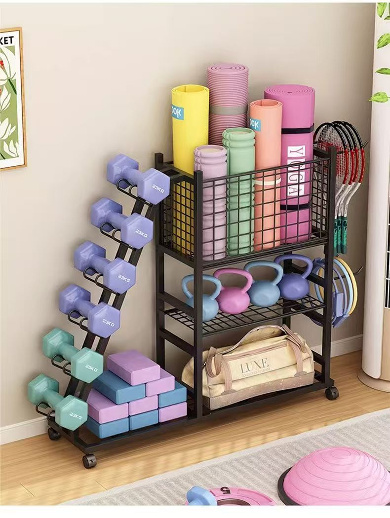 Przenośny, na kółkach, organiz – Sports Equipment Organizer Rack recenzja i cena